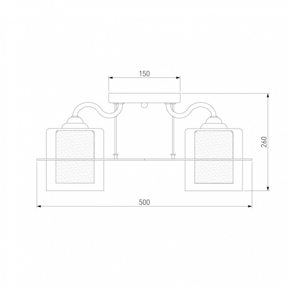 Потолочная люстра Eurosvet 30160/5 хром