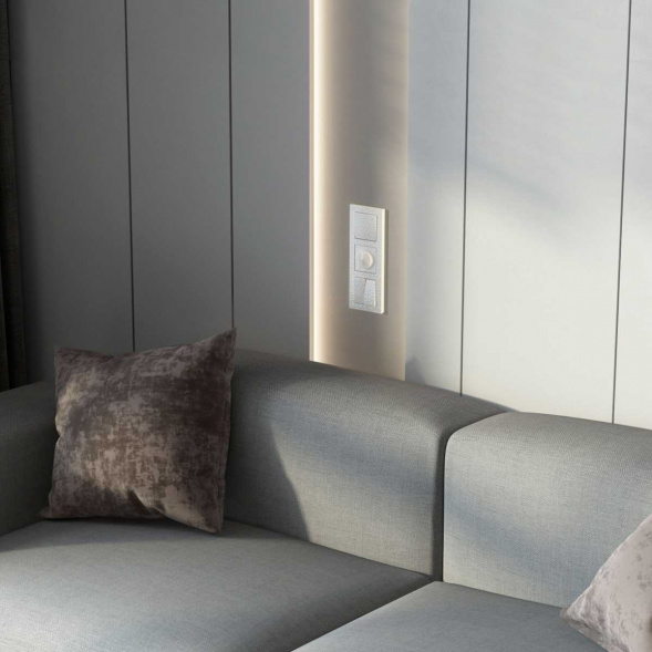 Выключатель Werkel Hammer одноклавишный проходной белый W1212001 4690389162039