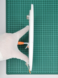 Встраиваемый светодиодный светильник Elvan VLS-1618R-18W-WW-Wh