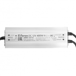 Блок питания Feron LB007 12V 400W IP67 33,3A 48743