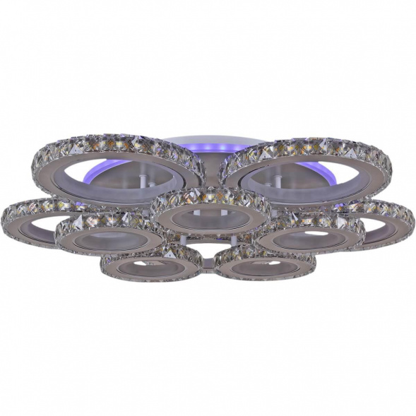 Потолочная светодиодная люстра Reluce 03900-0.3-5+5B WH+CR (RGB)