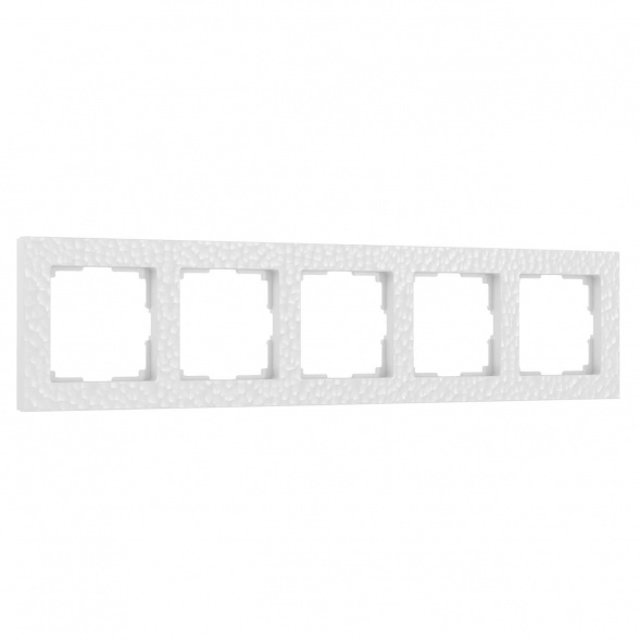 Рамка Werkel Hammer на 5 постов белый W0052401 4690389163531