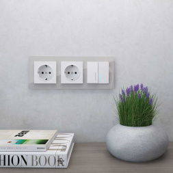 Рамка на 3 поста Werkel Favorit дымчатый W0031117 4690389159862