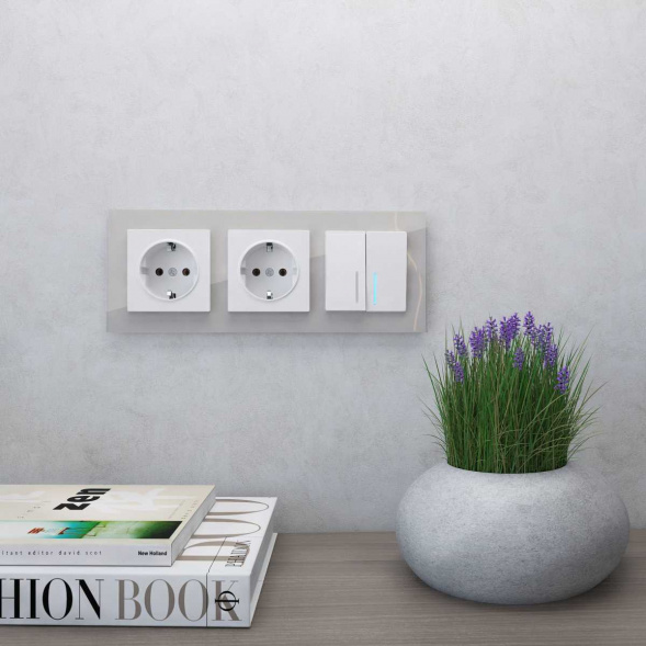 Рамка на 3 поста Werkel Favorit дымчатый W0031117 4690389159862