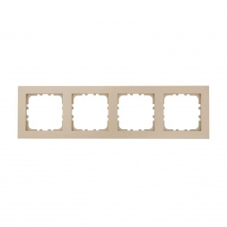 Рамка 4-постовая LK Studio (шампань) LK80 FLAT, 844406-1
