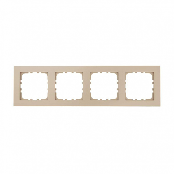 Рамка 4-постовая LK Studio (шампань) LK80 FLAT, 844406-1