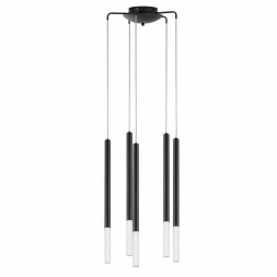 L5T747137 Люстра TUBO LED 25W 1250LM 360G ЧЕРНЫЙ 3000K