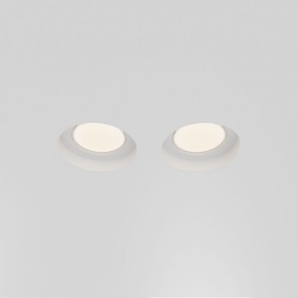 Встраиваемый светильник Maytoni Technical Gyps Modern DL002-GU10-02-W