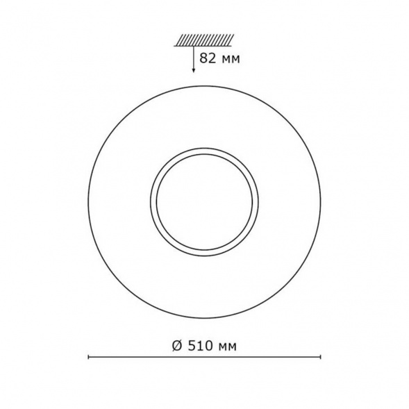 Настенно-потолочный светодиодный светильник Sonex Pale Visma 2048/EL