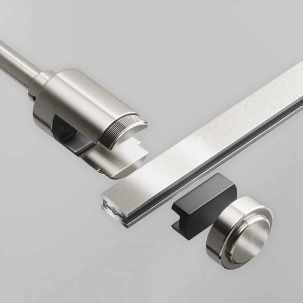 Крепление настенное Wall одинарное удлиненное Maytoni Technical TRA155CW-SL1-PT