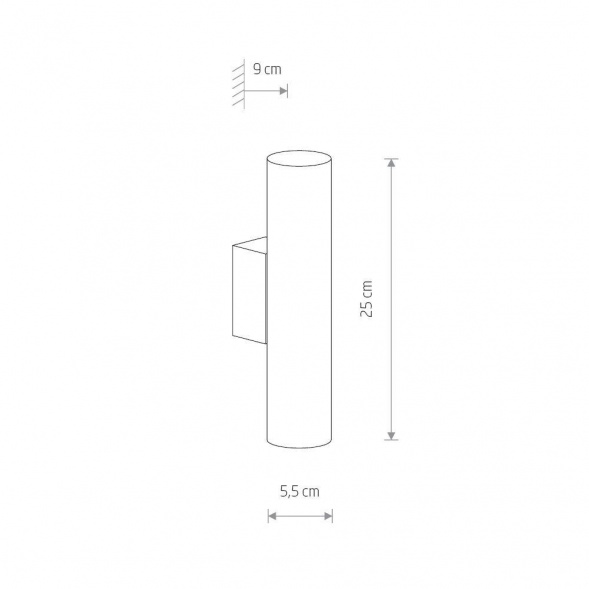 Бра Nowodvorski Eye wall 8072