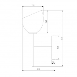 Бра Eurosvet Arrista 60130/1 хром