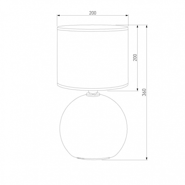 Настольная лампа TK Lighting 5081 Palla