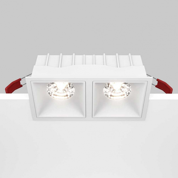 Встраиваемый светильник Maytoni Alfa LED DL043-02-15W4K-D-SQ-W