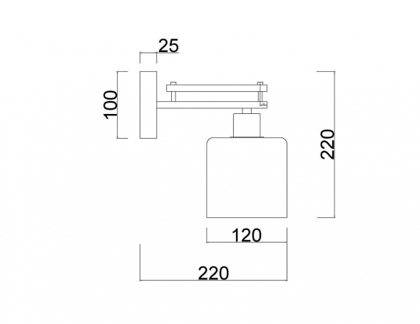 Бра MyFar Wall Bona MR1590-1C