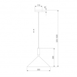 Подвесной светильник Eurosvet Nippon 50024/1 белый