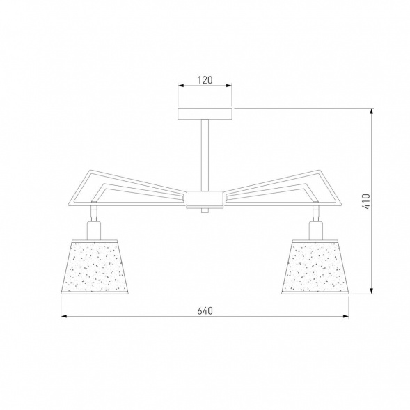 Потолочная люстра Eurosvet 60082/5 хром