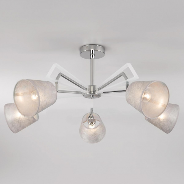 Потолочная люстра Eurosvet 60082/5 хром