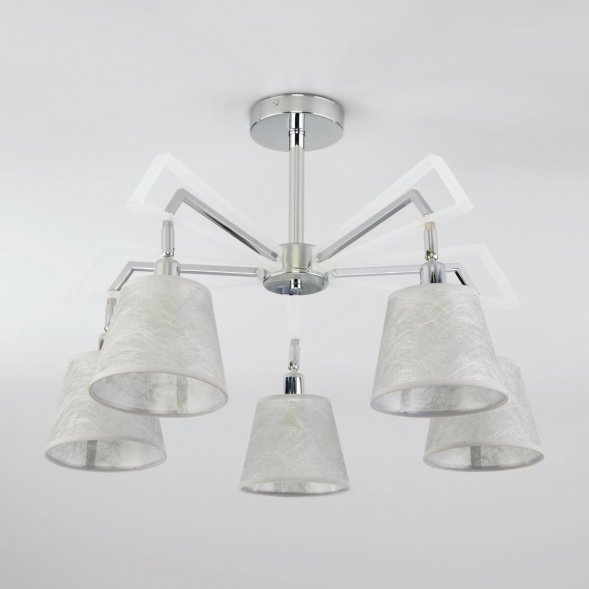 Потолочная люстра Eurosvet 60082/5 хром