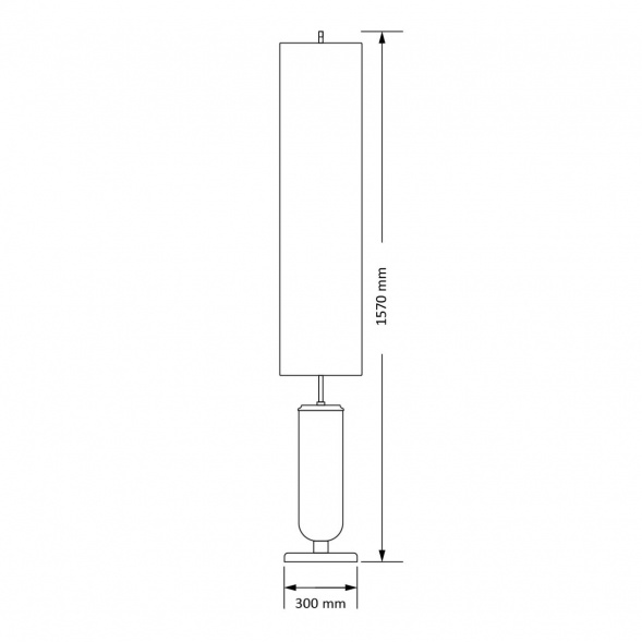 Напольный светильник KUTEK MOOD Natura NAT-LS-3(ZM)