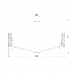 Потолочная люстра Eurosvet Grino 70139/8 латунь