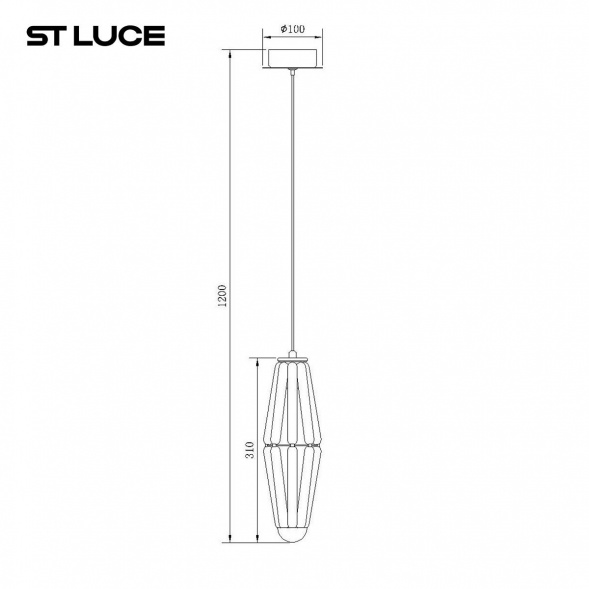 Подвесной светильник ST Luce Ciara SL1242.153.01