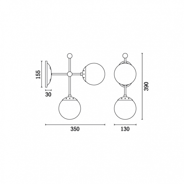 Бра Vele Luce Modena VL5013W02