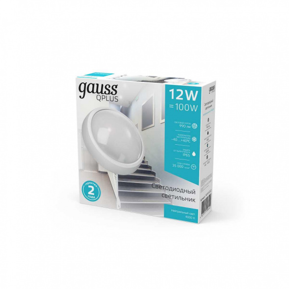 Уличный светодиодный светильник Gauss 141411212