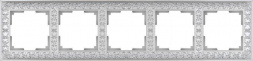 Рамка Werkel Antik на 5 постов жемчужный WL07-Frame-05 4690389063534