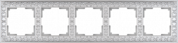 Рамка Werkel Antik на 5 постов жемчужный WL07-Frame-05 4690389063534