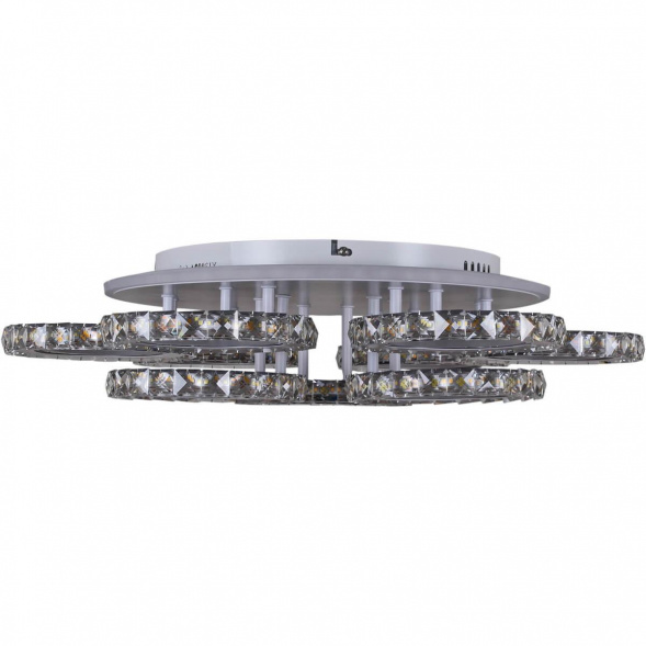 Потолочная светодиодная люстра Reluce 03900-0.3-6+3A WH+CR (RGB)