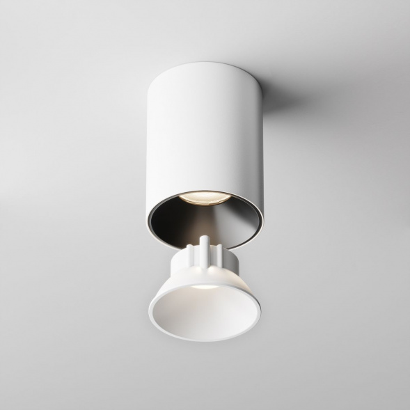 Декоративная рамка-отражатель Maytoni Technical Downlight Alfa LED Ring8-10W-RD-W