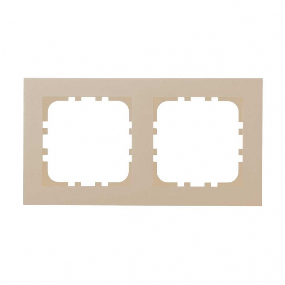 Рамка 2-постовая LK Studio (шампань) LK80 FLAT, 844206-1