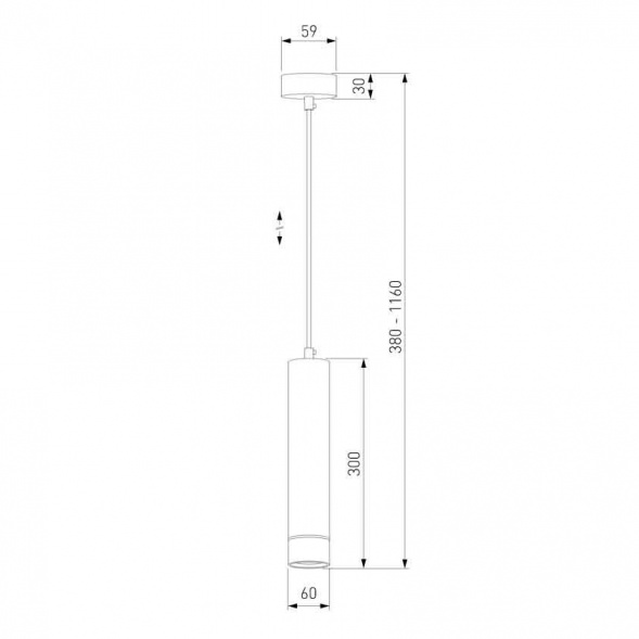 Подвесной светильник Eurosvet DLN107 GU10 черный/золото