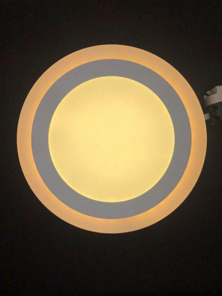 Потолочный светодиодный светильник Elvan 500-RD-18+6 White