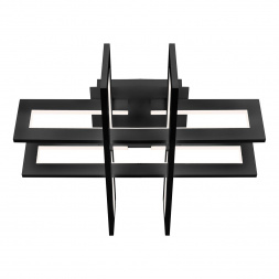 Потолочный светодиодный светильник iLedex Stalker 9082-600*600-X 96W BK