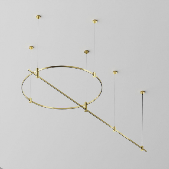 Основание на тросовых подвесах Hang для трековых светильников Maytoni Technical Flarity TFC-Flar-H05-BS