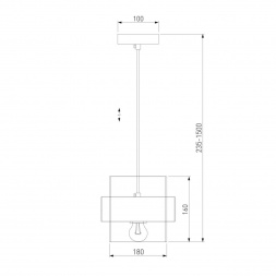 Подвесной светильник Eurosvet Arcada 50243/1 50243/1 хром