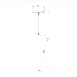 Трековый светодиодный светильник Elektrostandard Slim Magnetic 85014/01 a057202