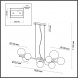 Подвесная люстра Lumion MELONA 6508/10