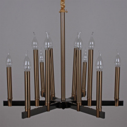 Подвесная люстра Illumico IL2265-12POR-79 BK GD