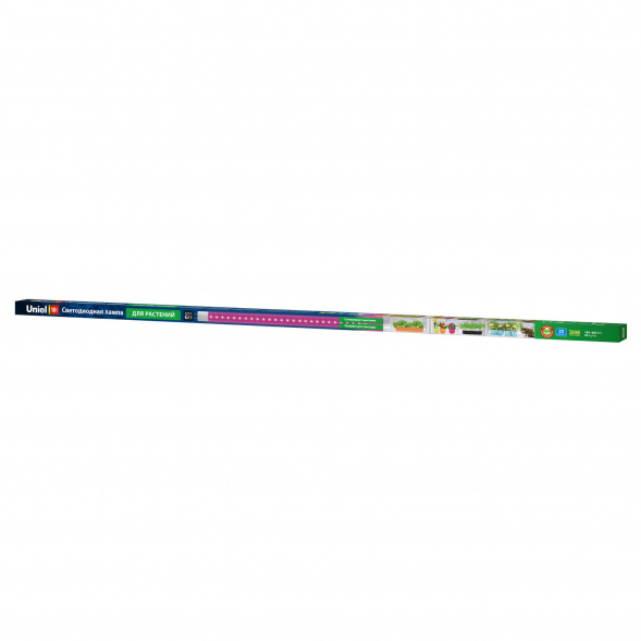 Лампа светодиодная для растений Uniel G13 18W прозрачная LED-T8-18W/SPSB/G13/CL PLP30WH UL-00006698