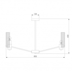 Потолочная люстра Eurosvet Grino 70139/8 никель
