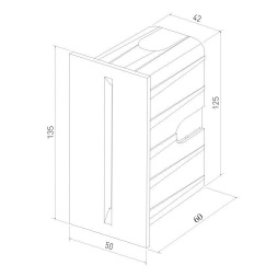 Встраиваемый светодиодный светильник Elektrostandard Step 8 40108/Led черный a055592