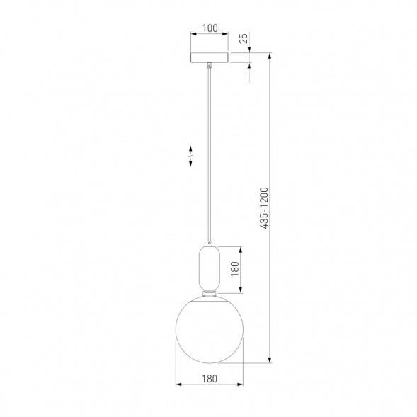 Подвесной светильник Eurosvet Bubble 50197/1 белый
