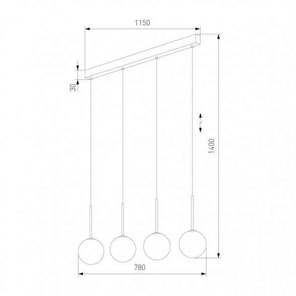 Подвесной светильник TK Lighting 4503 Martin