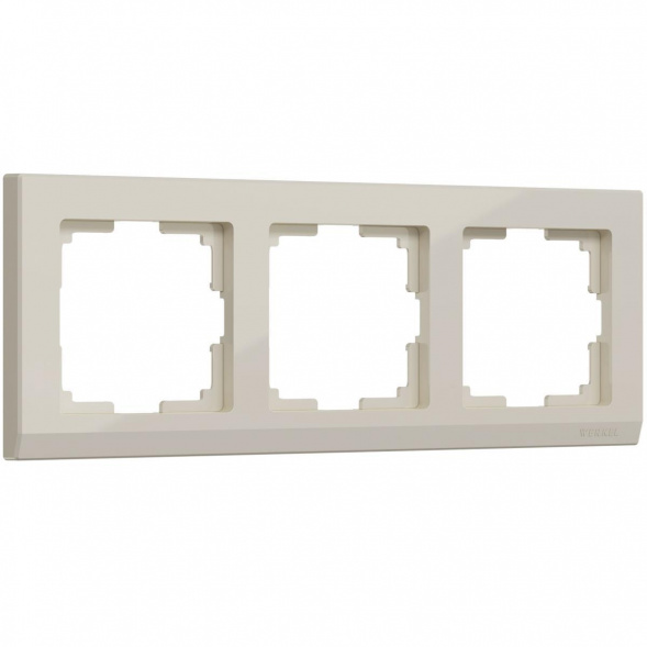 Рамка на 3 поста Werkel Stark слоновая кость W0031803 4690389161841