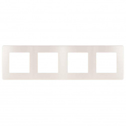 Рамка 4-постовая ЭРА 12 сатин перламутр 12-5104-15 Б0052538
