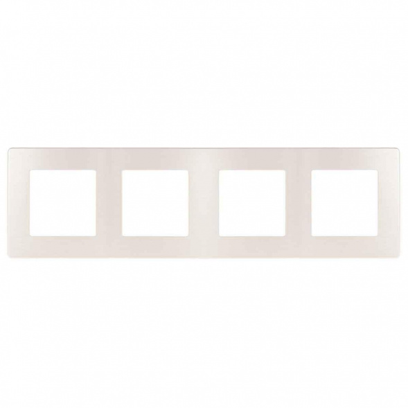 Рамка 4-постовая ЭРА 12 сатин перламутр 12-5104-15 Б0052538