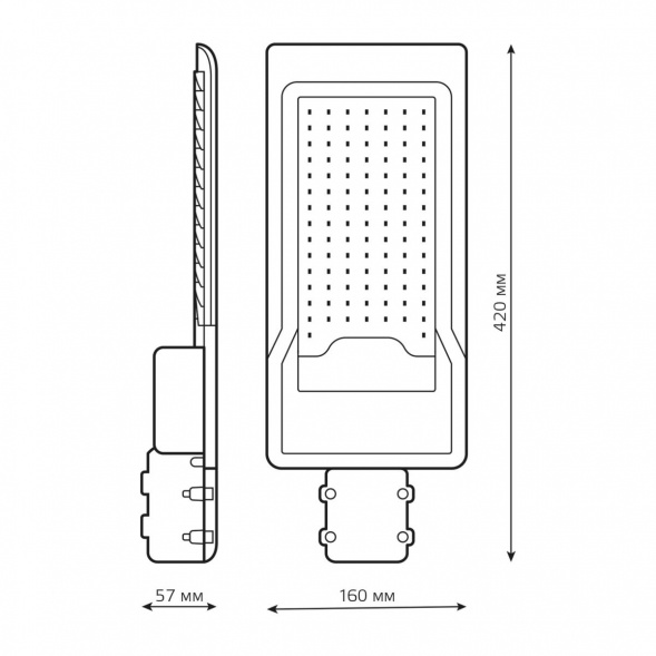 Уличный светодиодный светильник Gauss 629534180